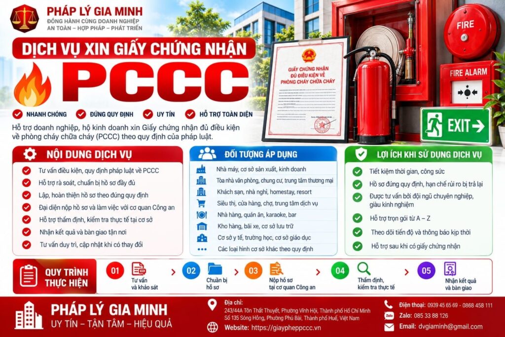 dich vu xin giay chung nhan pccc