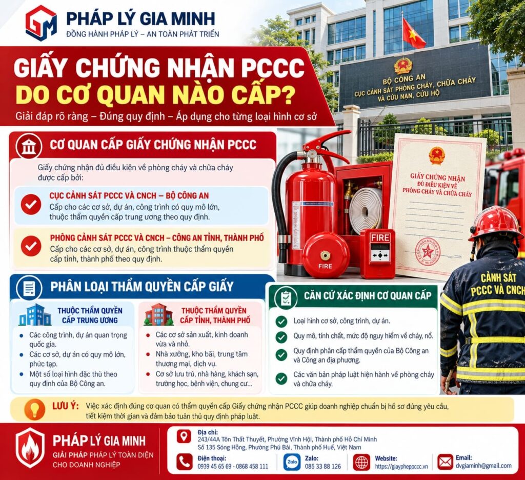 Giấy chứng nhận PCCC do cơ quan nào cấp? 1 giay chung nhan pccc do co quan nao cap