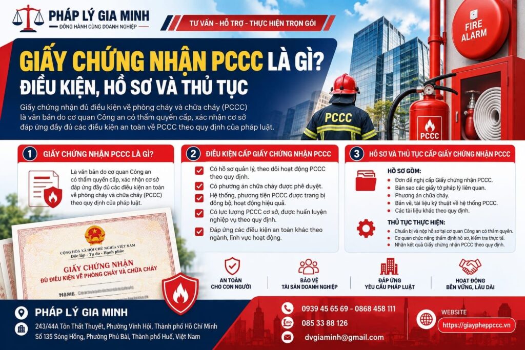 giay chung nhan pccc la gi dieu kien ho so va thu tuc