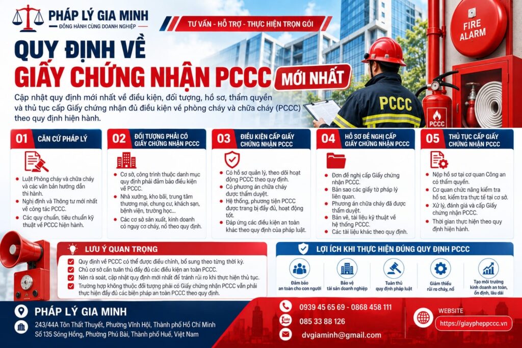 Quy định về giấy chứng nhận PCCC mới nhất 1 quy dinh ve giay chung nhan pccc moi nhat